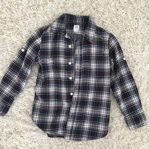 Gap flannel, boys size 6-7